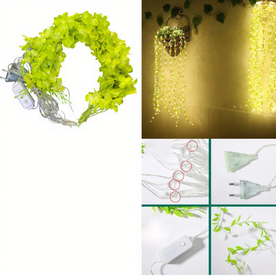 Ghirlanda din Frunze, 2x2m cu LED Engros