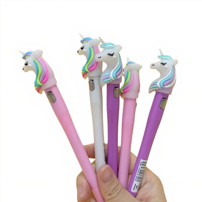 Pix Unicorn 12/Set, cu Lumina, 18 cm, cu Cerneala Albastra Engros
