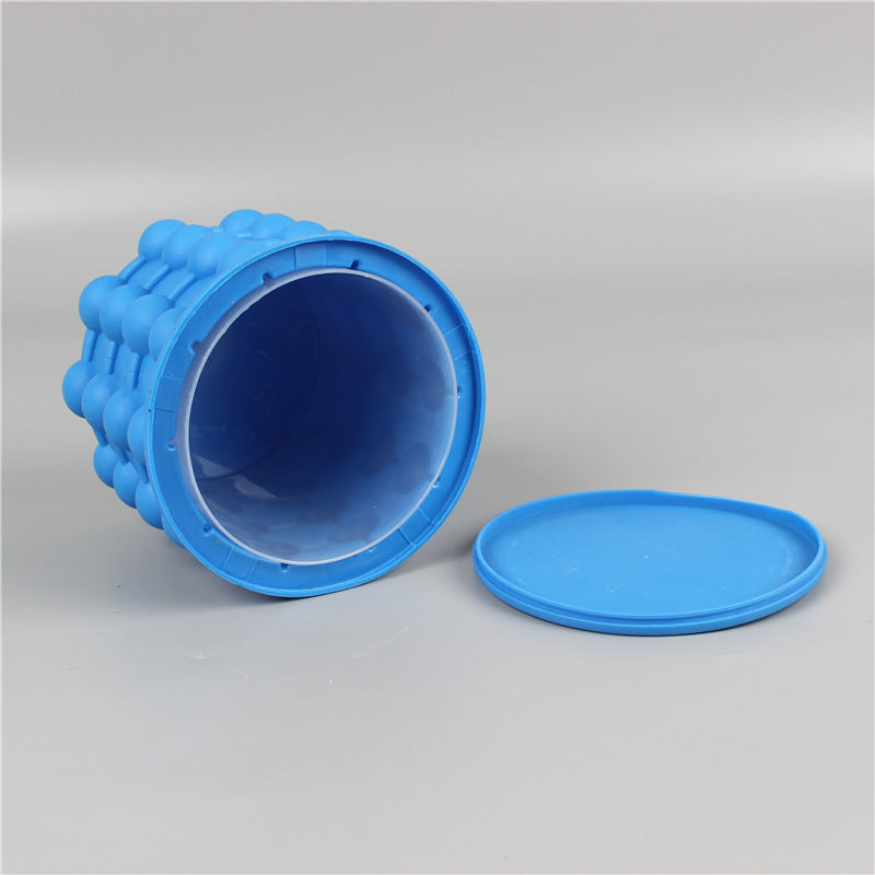 Frapieră pentru Gheață cu Formă pentru Cuburi, 14x12cm, din Silicon cu Capac Engros
