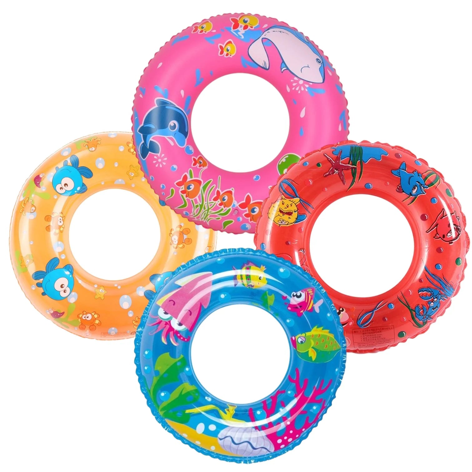 Colac Gonflabil 10/set pentru Copii 80cm, Fata si Baiat Diferite Culori Engros