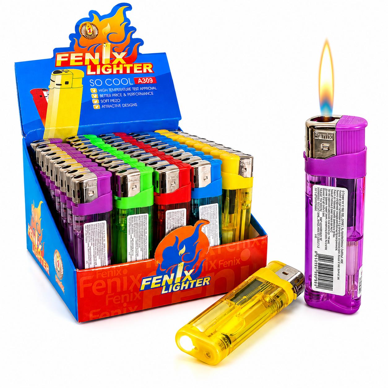Brichete cu Lanternă LED, 50/set din Plastic, Diferite Culori Engros