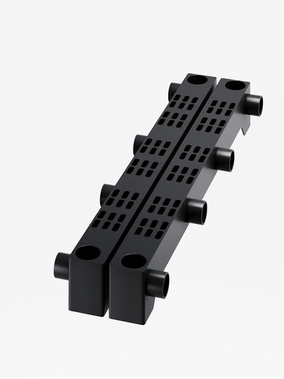 Dulap Organizator Modular 123x84x32cm, cu 8 Compartimente și Uși Rabatabile, Cadru Metalic Engros