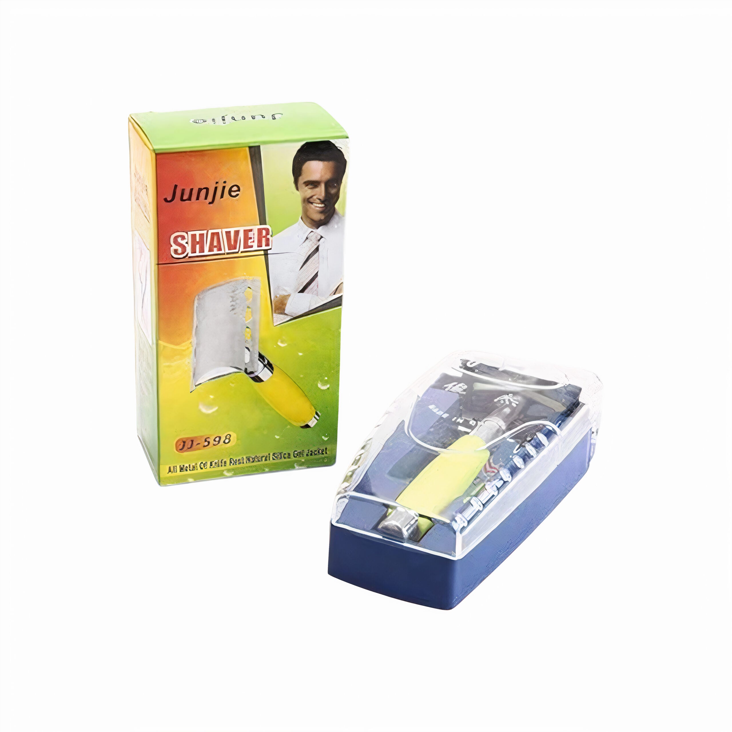 Aparat de ras Classic Safety Razor Cu Lame De Rezerva, Reutilizabil, Ecologic, Argintiu Engros
