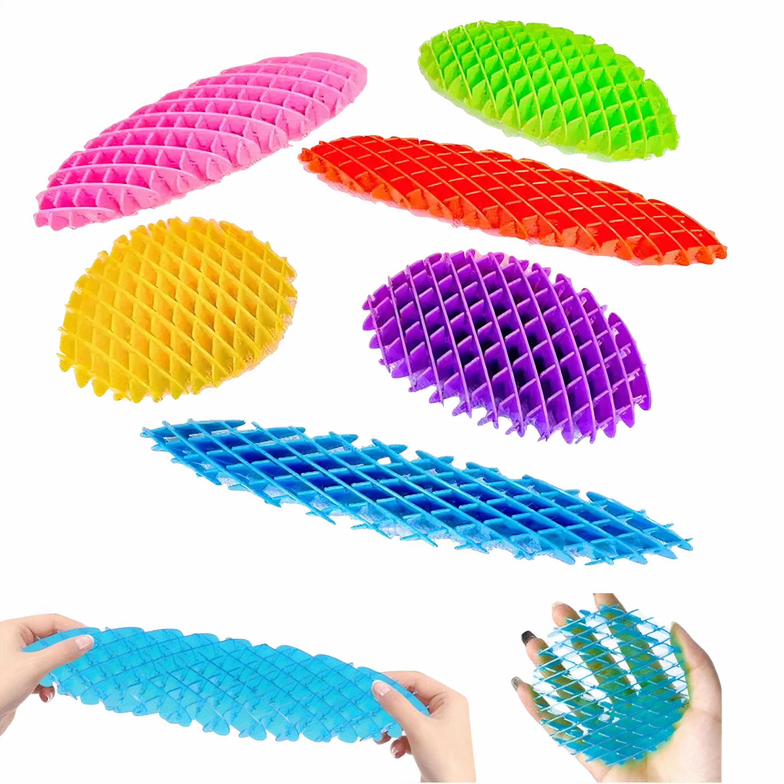 Jucarie Antistres 12/set Model Breloc, din Plastic 25cm Diferite Culori Engros