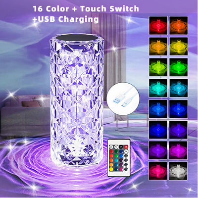 Lampa din Plastic, Incarcare USB si Telecomada Led, 21x7x7 cm Engros