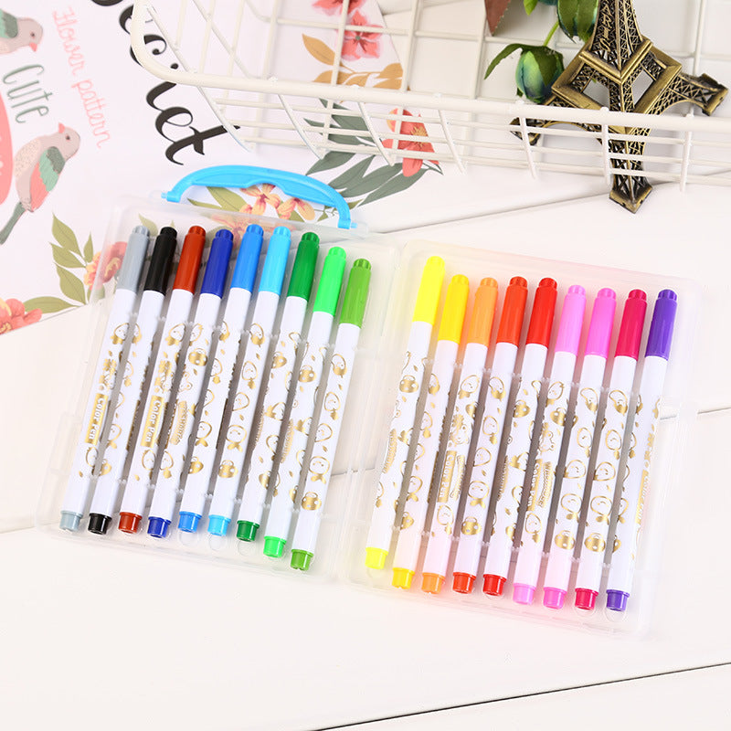 Carioci pe Baza de Apa 18/Set, in Gentuta Transparenta, Diferite Culori, 14 cm Engros
