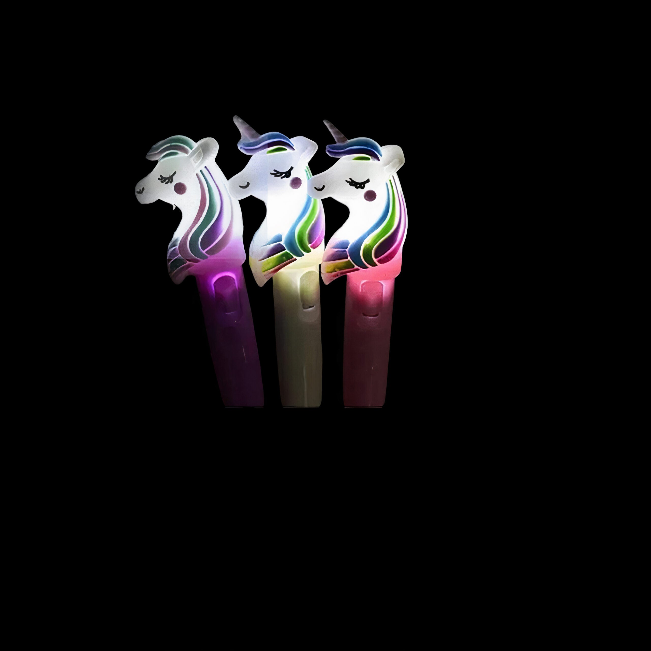 Pix Unicorn 12/Set, cu Lumina, 18 cm, cu Cerneala Albastra Engros