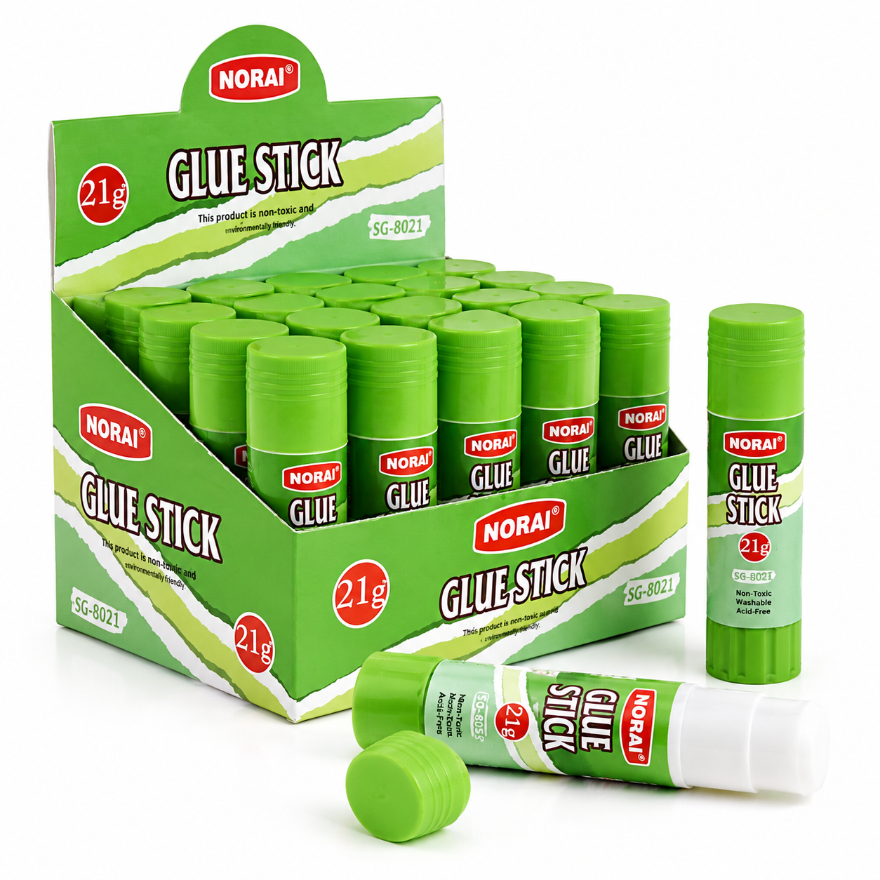 Lipici Solid 24/set pentru Școală 21g Non-Toxic, Aplicare Curată și Rapidă Engros