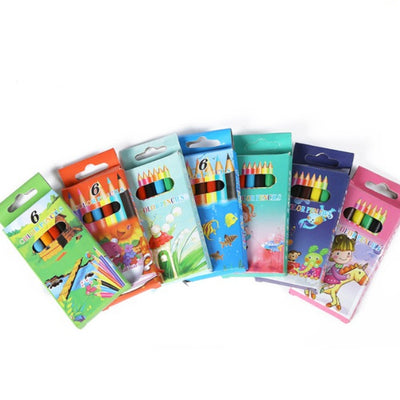Creioane Colorate 48/Set, 6 Culori, 9 cm Engros
