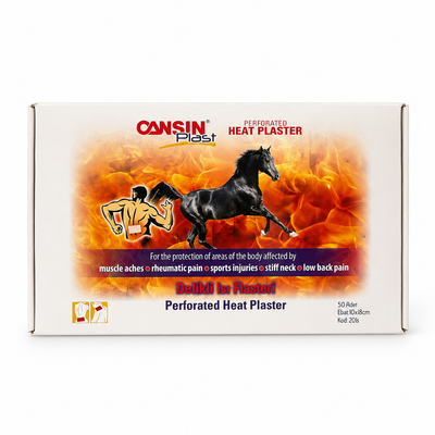 Plasturi Antireumatici 50/set, cu Ardei Iute, 10x18cm Cansin Engros