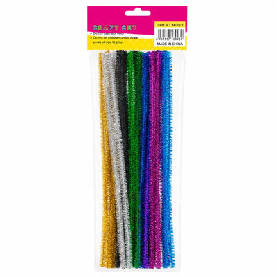 Sarme Plusate Metalizate 30cm, pentru Craft 30 Buc/Set, 12 Seturi Engros