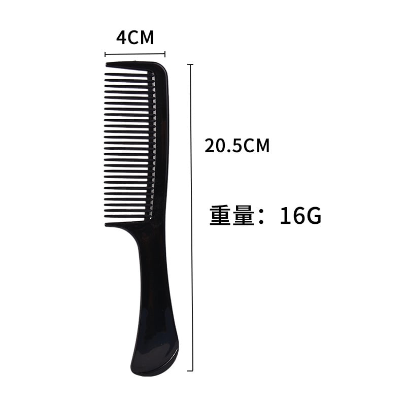 Pieptan de Par, 20.5x4, cu Coada, Diverse Culori, 12/set, Engros