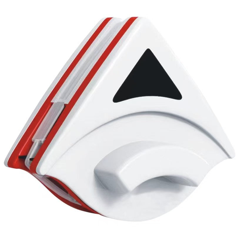 Curatator Magnetic pentru Geamuri cu Două Fețe, 16x13.5x6cm, cu Șnur de Siguranță și Bureți de Rezervă, Curățare Interioară și Exterioară Simultană Engros