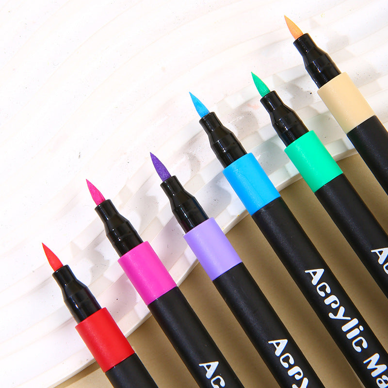 Markere Acrilice 80/set, Vârf Pensulă Soft Brush, pe Bază de Apa Engros