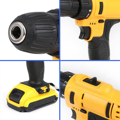 Bormașină cu Acumulator 48V OKBOONS, Set Complet 36 Piese, 2 Acumulatori, Încărcător și Valiză de Transport Engros