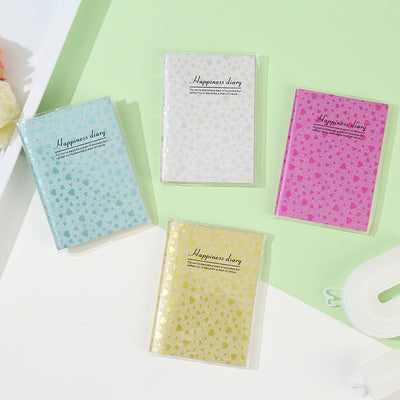 Agendă Glitter 10/set, Copertă Lucioasă, Dictando 16x9.5cm, Diferite Modele Engros