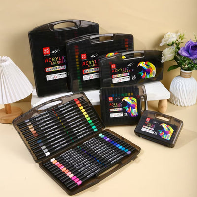 Markere Acrilice 36/set, Vârf Pensulă Soft Brush, pe Bază de Apa Engros