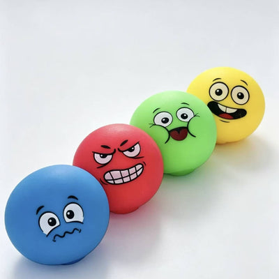 Minge Antistres Squishy 5.5cm cu Spuma in Interior, Diferite Modele si Culori Engros