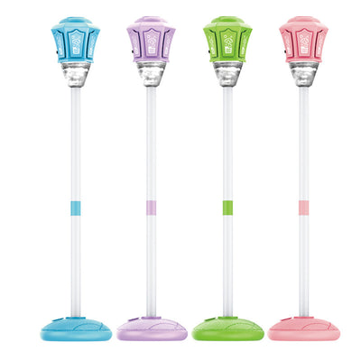Aparat de Baloane de Săpun, Model de Lampă Stradală, cu Înălțime Reglabilă 51–119cm, Muzică, Lumini LED și Telecomandă, Diferite Culori Engros