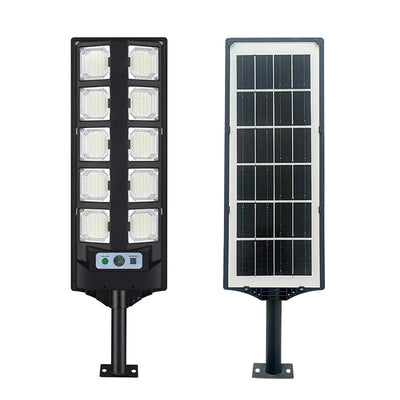 Lampă Solară Stradală BK260-10, 60cm, cu Panou Solar Integrat, 10 LED-uri Puternice, Telecomandă, Senzor de Lumină, Rezistentă la Apă Engros