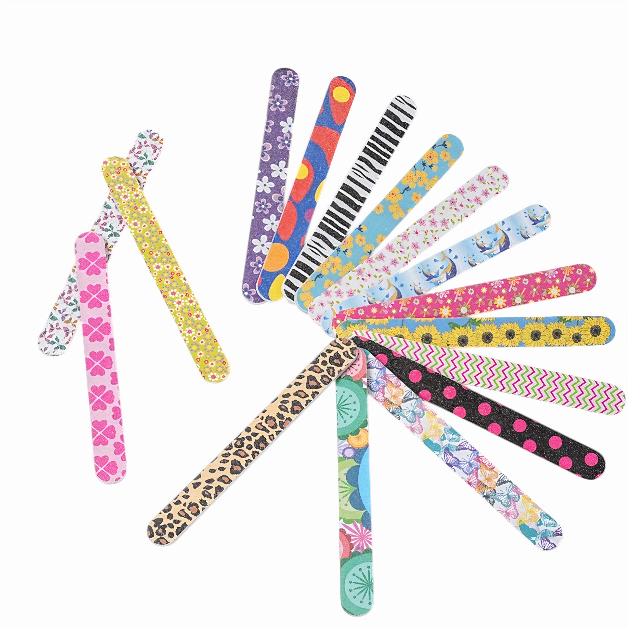 Pila de Unghii 12/set cu Stickere 17cm, Diferite Modele Engros