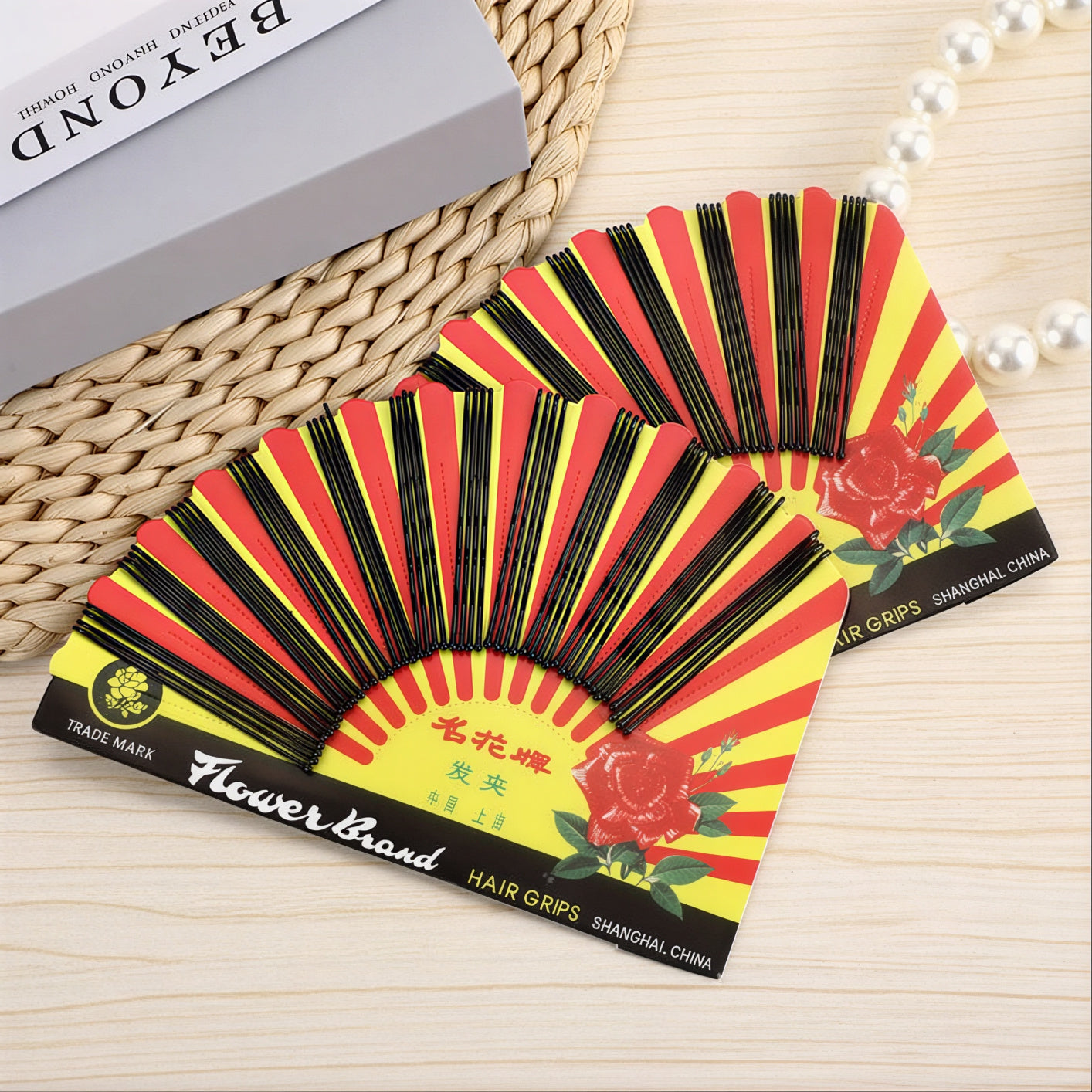 Agrafe Negre 4cm, 48 Buc/Set, 12 Set/Cut Engros