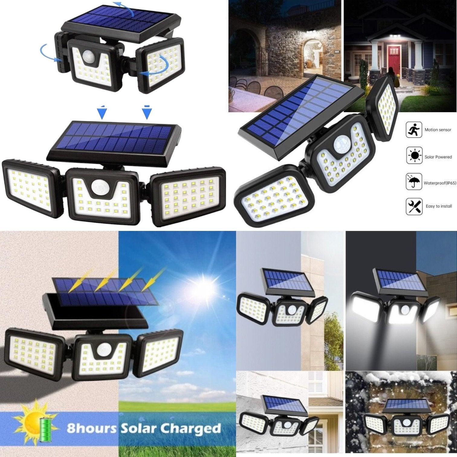 Lampa Solara LED 28x8cm Proiectoare, Reglabila Engros