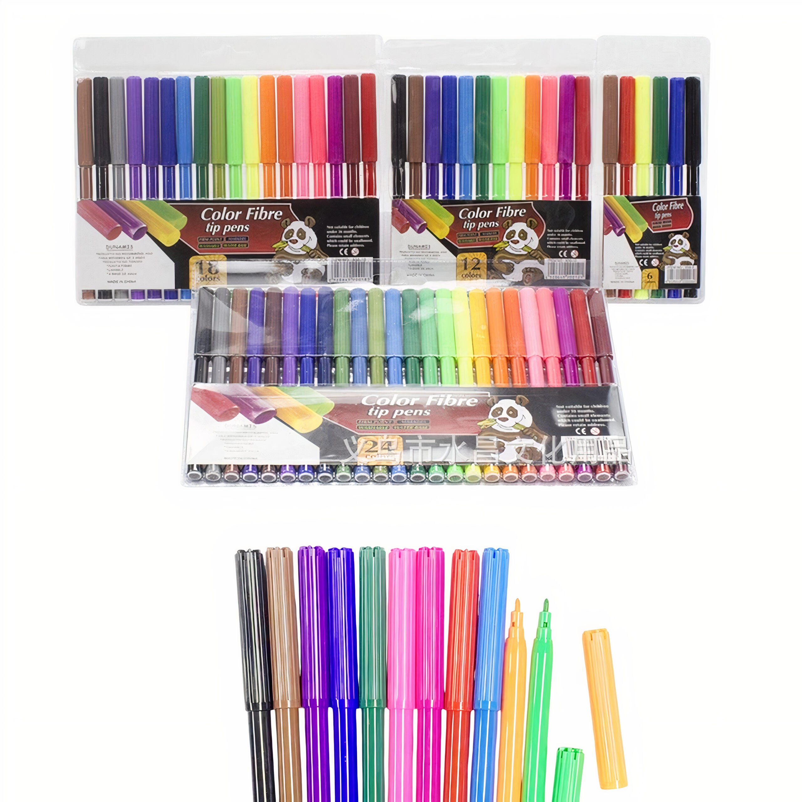 Carioci 12/Set, Diferite Culori, 13 cm Engros