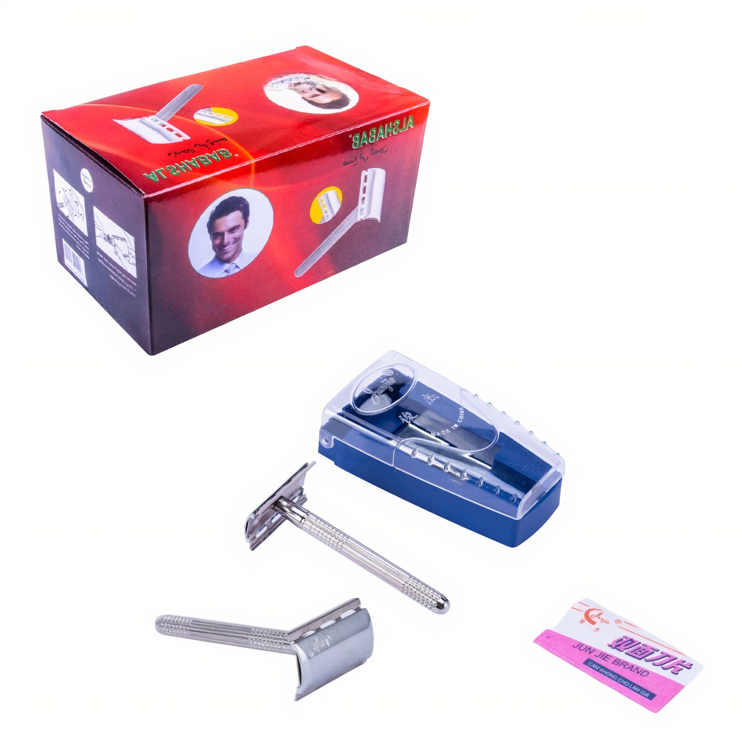 Aparat de Ras 12/set Inoxidabil 10cm, Carcasa de Protectie, Lama Rezerva Engros