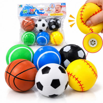 Mingi Sport Moi 6/set, din Cauciuc 5.5cm, cu Sunete, Diferite Modele Engros
