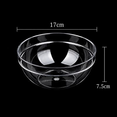 Bol din Sticlă 6/set, Transparent 17x7.5cm Engros