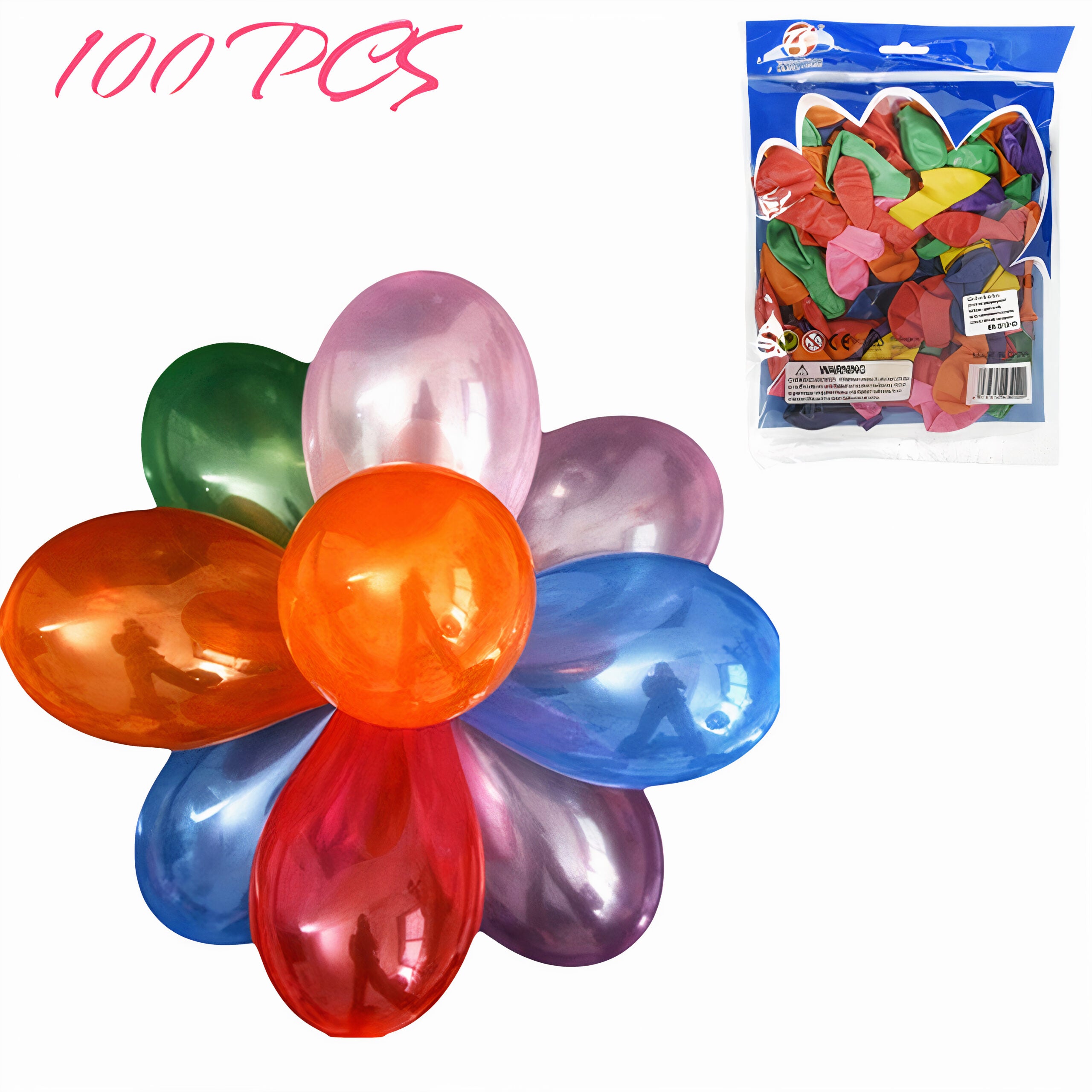 Baloane Colorate 100/Set Engros