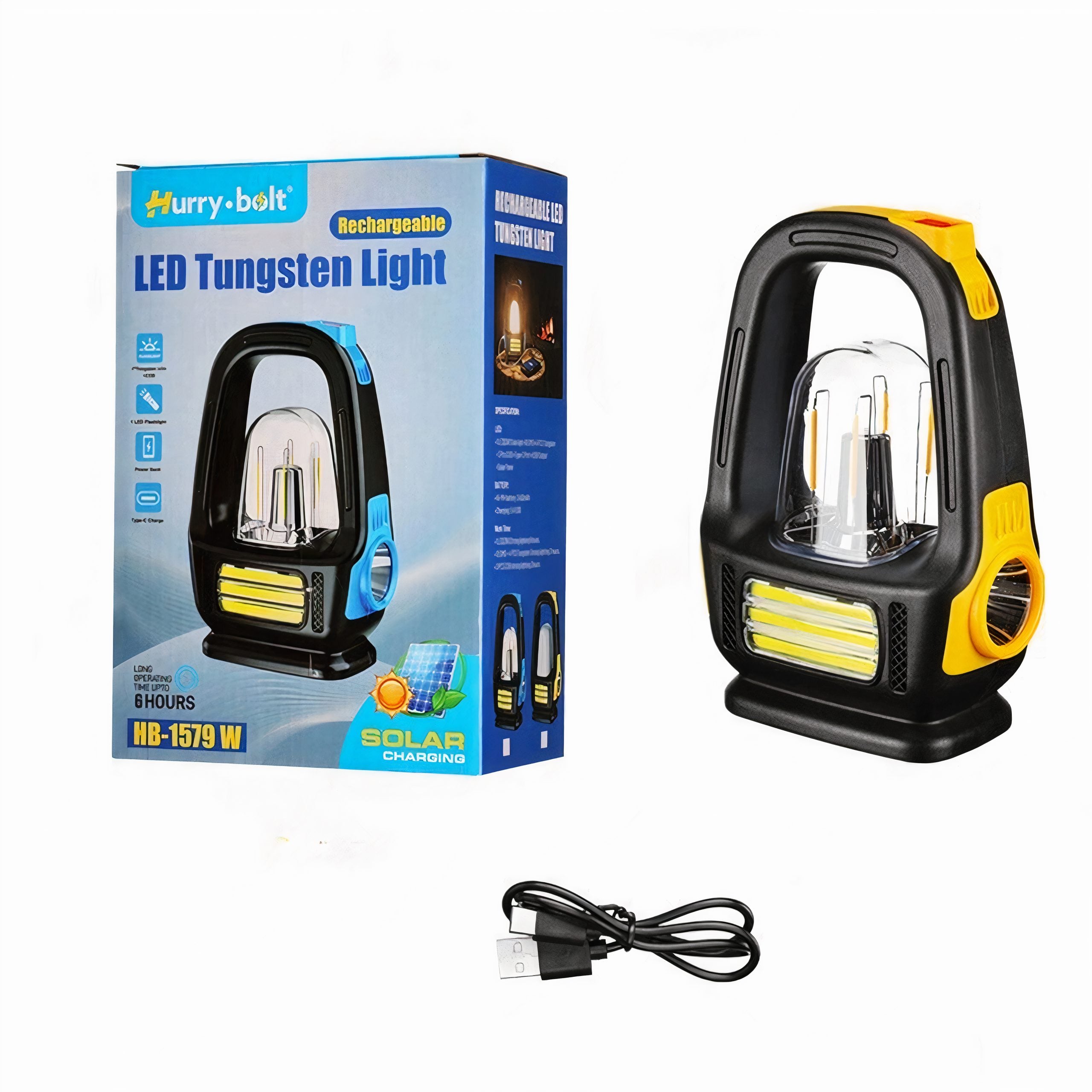 Lampa Solara 20x12 LED, Multifunctionala cu 3 Moduri de Lumina USB Engros