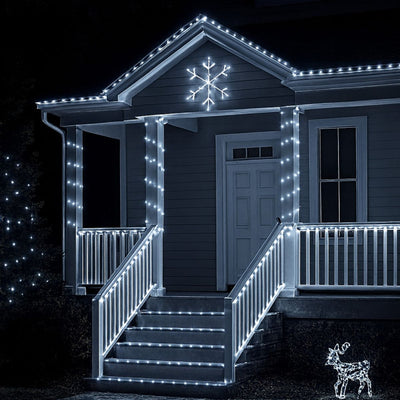 Instalație Luminoasă 70m LED Alb Rece, Furtun Transparent pentru Crăciun Engros