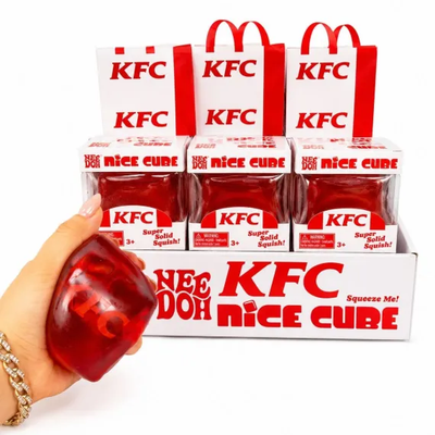 Jucărie Antistres NeeDoh Nice Cube Roșu 5.5CM – Cub Squishy Super Moale pentru Relaxare și Reducerea Stresului Engros