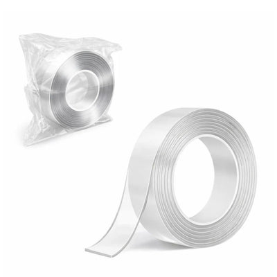 Bandă Adezivă 3m x 3cm, Transparentă Dublu-Adezivă, Reutilizabilă Engros