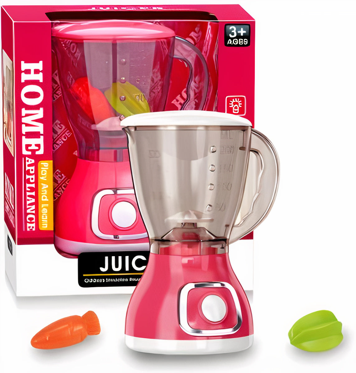 Jucarie Blender, 16x10x8cm, 2 Fructe Plastic, Buton Engros
