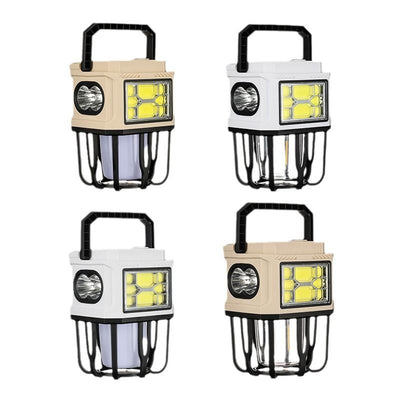 Lanterna Solara LED 15x9cm Felinar Portabil, cu 3 Moduri de Lumina Alb Rece/Cald Engros