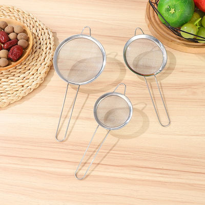 Strecurătoare de Bucătărie 3/set, din Inox 23x10cm, Diferite Dimensiuni Engros
