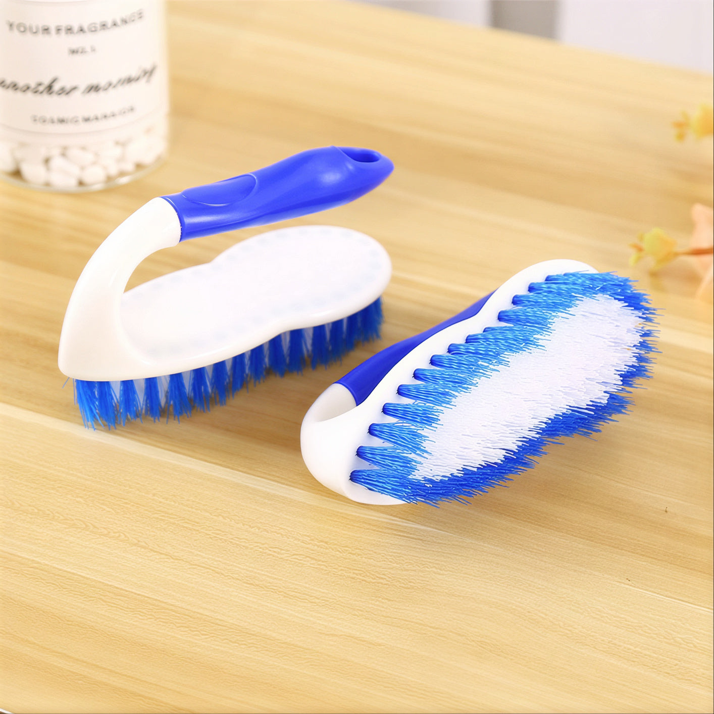 Perie de Curățare Manuală 13cm, Mâner 15cm Diferite Culori Engros