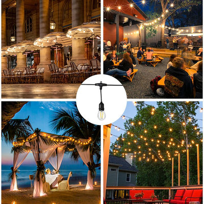 Ghirlanda Luminoasa LED 20m cu 40 Becuri, Lumină Caldă Conectabila prin Serie Engros