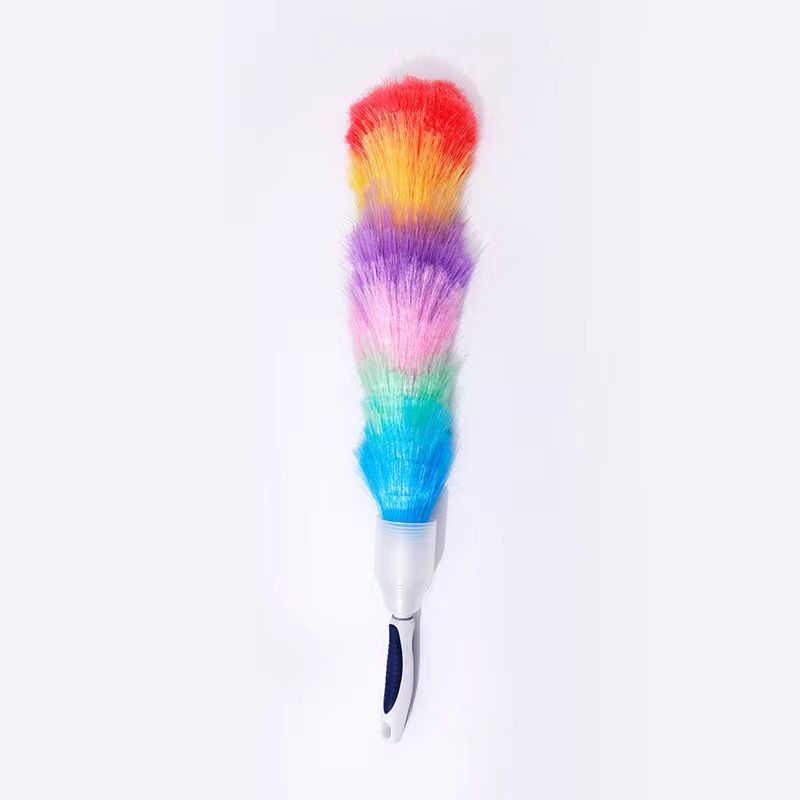 Pamatuf pentru Praf 62cm Multicolor, cu Carcasa Protectoare Retractabila din Plastic Engros