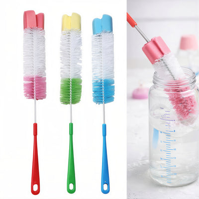 Perie Curățare 40cm pentru Sticle și Biberoane, cu Mâner Ergonomic Diferite Culori Engros