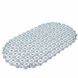 Covor de Baie Antiderapant, din PVC, 62x33 cm, Transparent Engros
