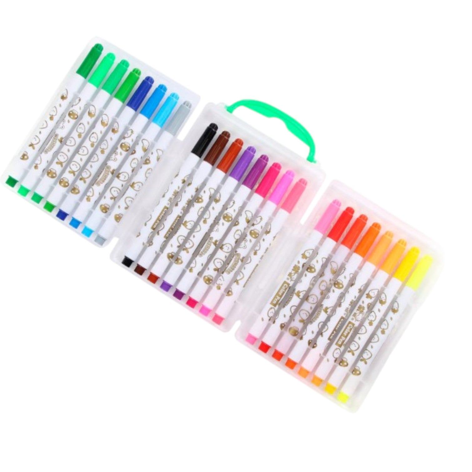 Carioci pe Baza de Apa 24/Set, in Gentuta Transparenta, Diferite Culori, 14 cm Engros