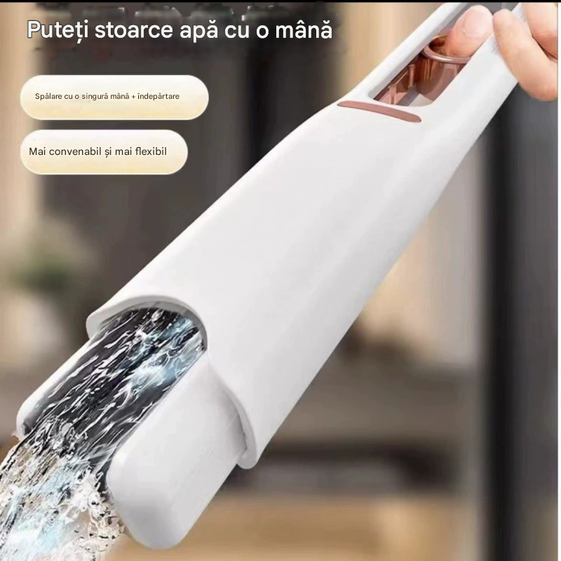 Mop de Mana Portabil 25cm, Cu Sistem de Stoarcere Curatare Manuala Engros