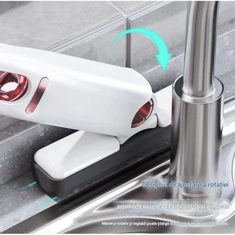 Mop de Mana Portabil 25cm, Cu Sistem de Stoarcere Curatare Manuala Engros