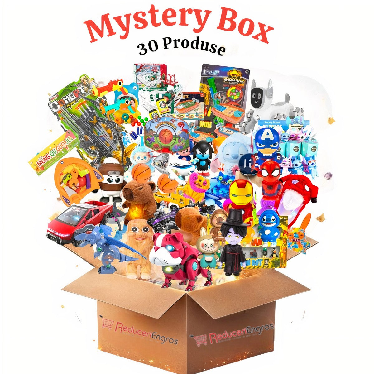 Mystery Box, Cadouri Surpriza, Jucarii pentru Baieti 30 Produse Engros
