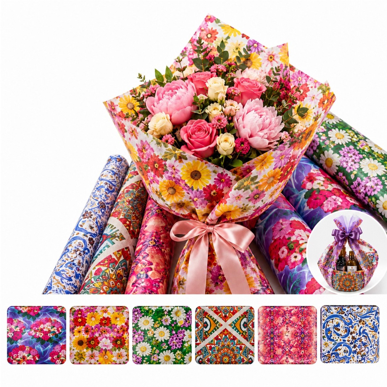 Hârtie Cerata 100/Set, 70x100 cm, pentru Ambalat Engros
