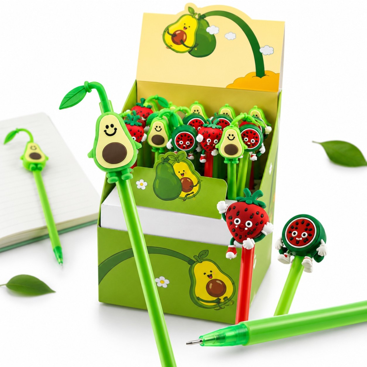 Pix Figurina Avocado 48/Set, cu Cerneala Albastra, 22 cm Engros